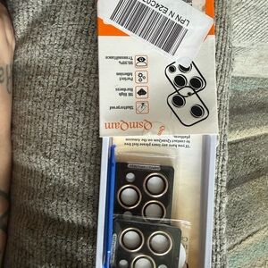 Camera Lens Protector Kit with Rose Gold Rings